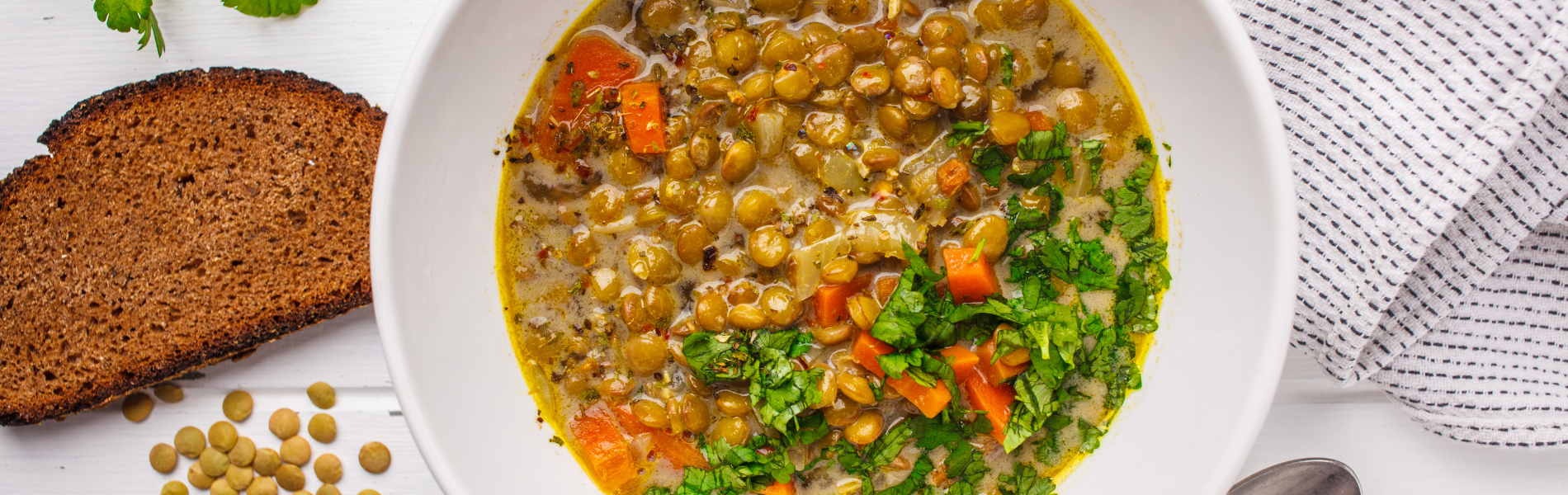 Receita Sopa de Lentilhas para Fortalecimento ósseo